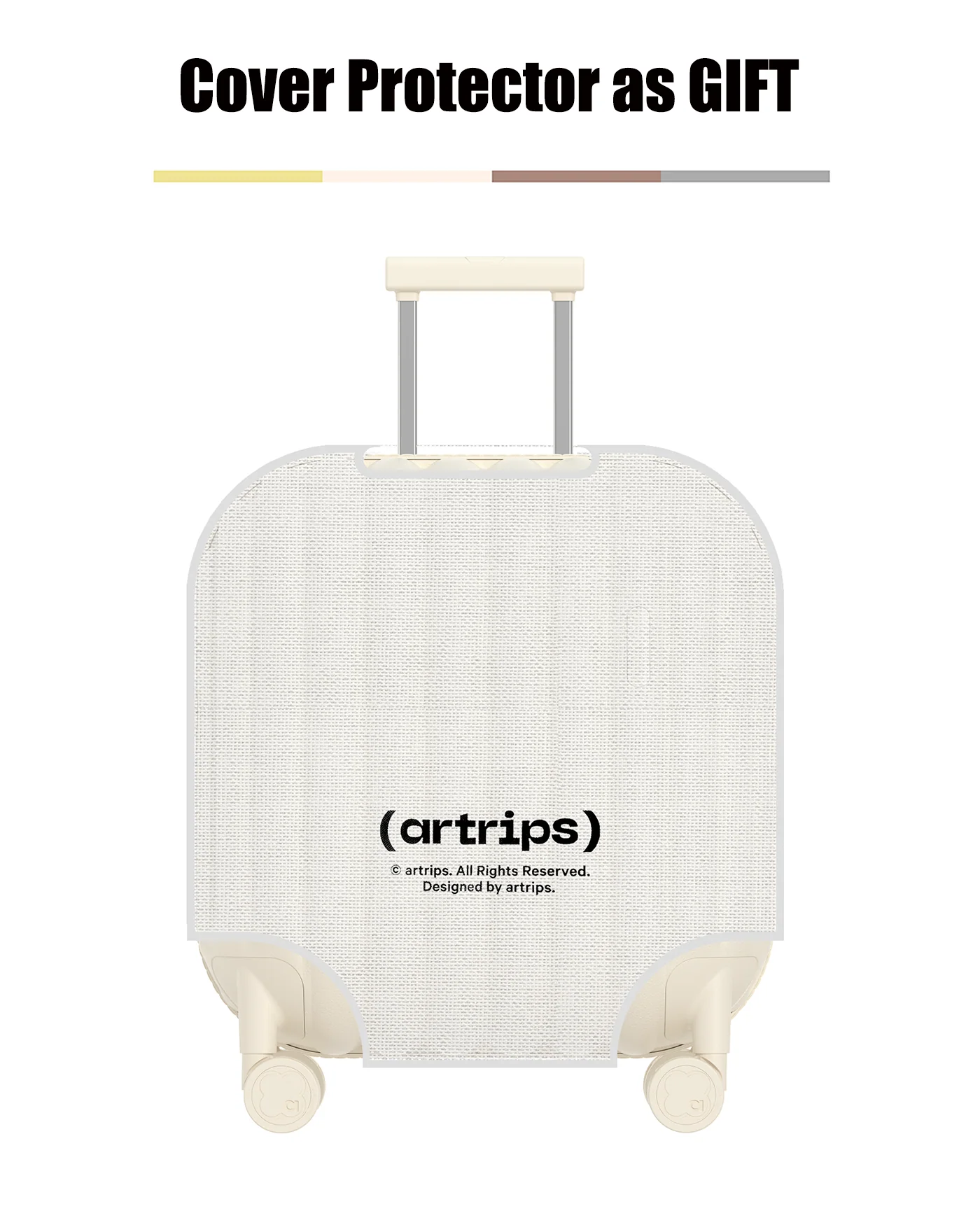 حقيبة سفر 20 بوصة/24 بوصة/28 بوصة، تصميم على شكل خبز