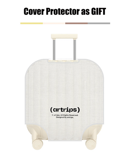 حقيبة سفر 20 بوصة/24 بوصة/28 بوصة، تصميم على شكل خبز