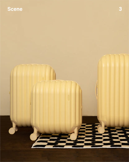 حقيبة سفر 20 بوصة/24 بوصة/28 بوصة، تصميم على شكل خبز