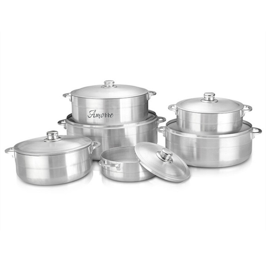 طقم قدور المنيوم ثقيل الوزن