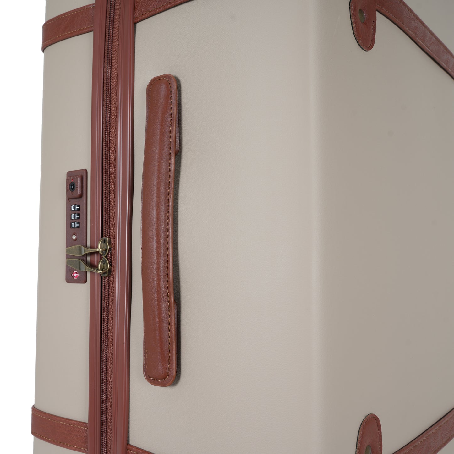 مجموعة حقائب سفر جلدية مقاومة للخدش