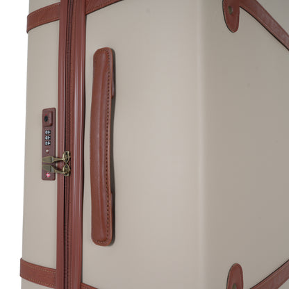 مجموعة حقائب سفر جلدية مقاومة للخدش