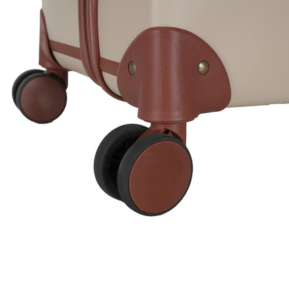 مجموعة حقائب سفر جلدية مقاومة للخدش