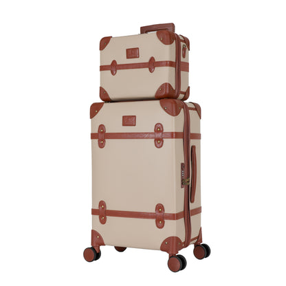 مجموعة حقائب سفر جلدية مقاومة للخدش