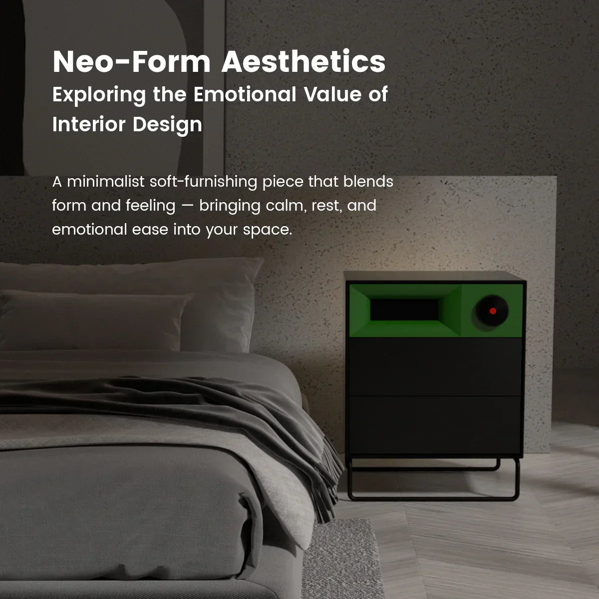 مكبر صوت ستريو MorningBlues S1 للطاولة الليلية 