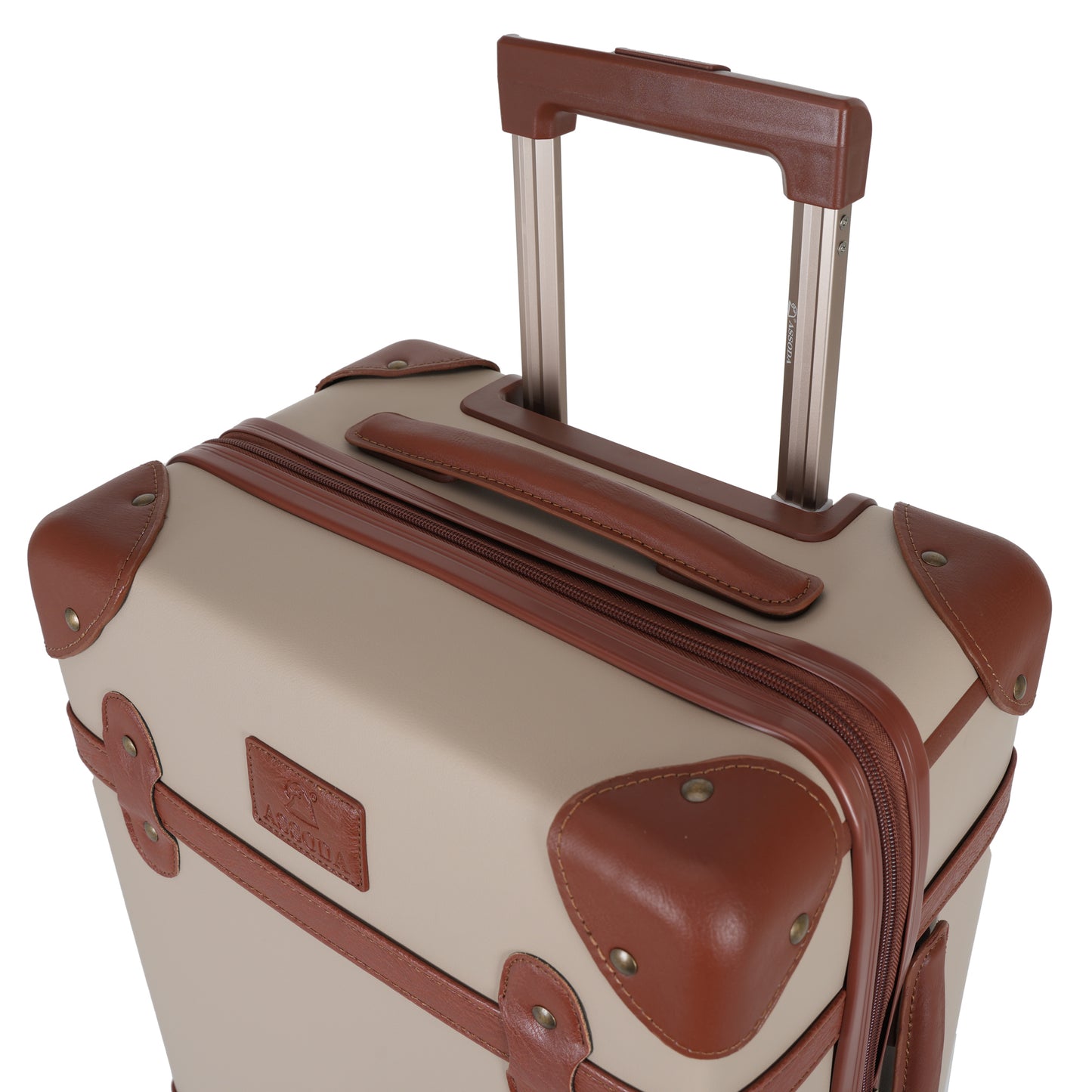 مجموعة حقائب سفر جلدية مقاومة للخدش