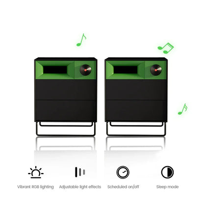 مكبر صوت ستريو MorningBlues S1 للطاولة الليلية 