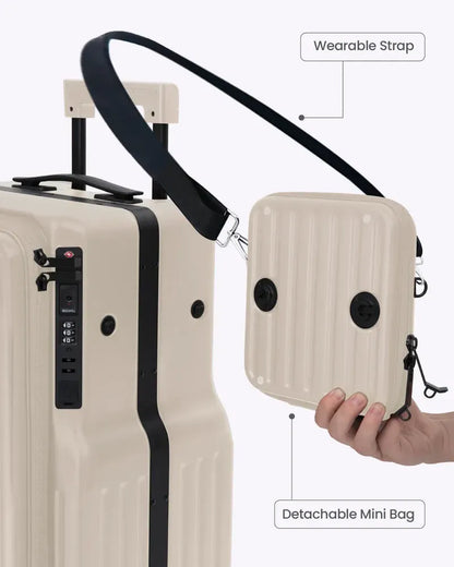 حقيبة سفر حديثة ثنائية الحمل