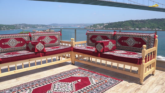 طقم أريكة أرضية عربية